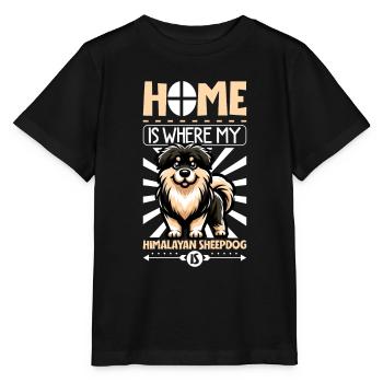 Accueil - Chien de berger de l’Himalaya - T-shirt bio MINI CREATOR Stanley/Stella Enfant - noir - Devant - Mikhail (115cm)
