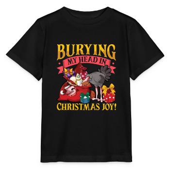 Bouquet de Noël - T-shirt bio MINI CREATOR Stanley/Stella Enfant - noir - Devant - Mikhail (115cm)