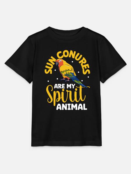 Lieblingstier - Sonnensittich - Stanley/Stella Kinder T-Shirt MINI CREATOR - Schwarz