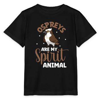 Favorite animal - Osprey - Stanley/Stella MINI CREATOR Kids’ T-Shirt - black - Front - Mikhail (115cm)