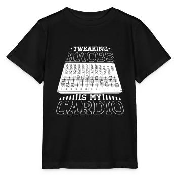 Turning knobs is my sport - sound engineer - Stanley/Stella MINI CREATOR Kids’ T-Shirt - black - Front - Mikhail (115cm)