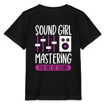 Sound Girl - Tontechnikerin - Stanley/Stella Kinder T-Shirt MINI CREATOR  - Schwarz - Vorne - Mikhail (115cm)