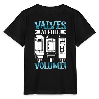 Tubes to Full Volume - Vacuum Tubes - Stanley/Stella MINI CREATOR Kids’ T-Shirt - black - Front - Mikhail (115cm)