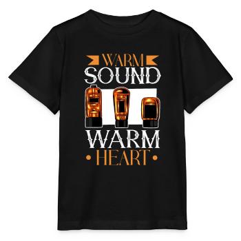 Warm Sound - Vacuum Tubes - Stanley/Stella MINI CREATOR Kids’ T-Shirt - black - Front - Mikhail (115cm)
