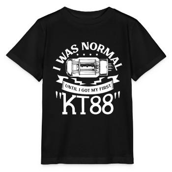 Normal up to the first KT88 vacuum tube - Stanley/Stella MINI CREATOR Kids’ T-Shirt - black - Front - Mikhail (115cm)