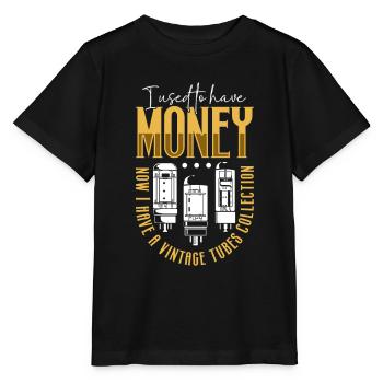 Vintage Vacuum Tubes Collection - Tube Valve - Stanley/Stella MINI CREATOR Kids’ T-Shirt - black - Front - Mikhail (115cm)