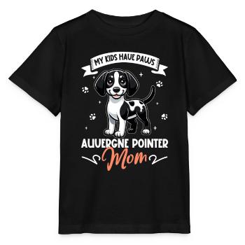 Braque d’Auvergne Mama - T-shirt bio MINI CREATOR Stanley/Stella Enfant - noir - Devant - Mikhail (115cm)