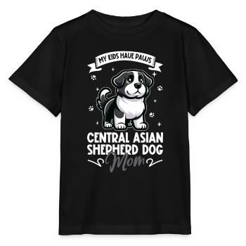 Ovcharka Mama d’Asie centrale - T-shirt bio MINI CREATOR Stanley/Stella Enfant - noir - Devant - Mikhail (115cm)