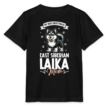 Laïka Mama de Sibérie orientale - T-shirt bio MINI CREATOR Stanley/Stella Enfant - noir - Devant - Mikhail (115cm)