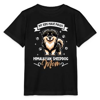 Maman berger de l’Himalaya - T-shirt bio MINI CREATOR Stanley/Stella Enfant - noir - Devant - Mikhail (115cm)