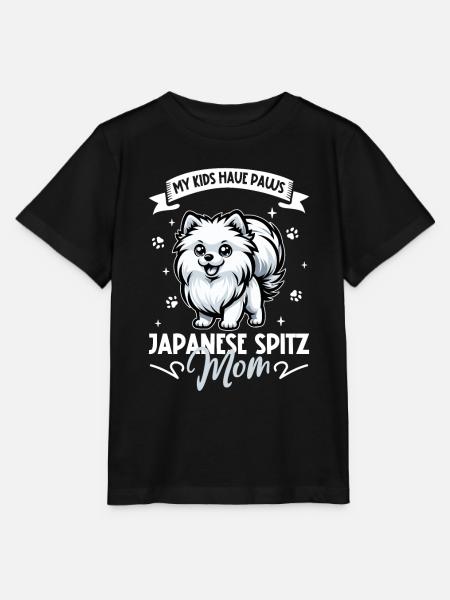 Japan-Spitz Mama - Stanley/Stella Kinder T-Shirt MINI CREATOR - Schwarz