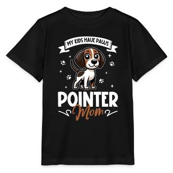 English Pointer Mom - Stanley/Stella MINI CREATOR Kids’ T-Shirt - black - Front - Mikhail (115cm)