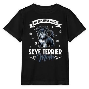 Skye Terrier Mama - Stanley/Stella Kinder T-Shirt MINI CREATOR  - Schwarz - Vorne - Mikhail (115cm)