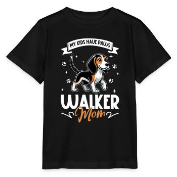Treeing Walker Coonhound Maman - T-shirt bio MINI CREATOR Stanley/Stella Enfant - noir - Devant - Mikhail (115cm)