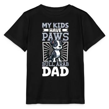 Bull Arab Papa - Stanley/Stella Kinder T-Shirt MINI CREATOR  - Schwarz - Vorne - Mikhail (115cm)