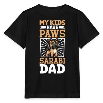 Zentral persischer Hirtenhund Qhadrejooni Papa - Stanley/Stella Kinder T-Shirt MINI CREATOR  - Schwarz - Vorne - Mikhail (115cm)
