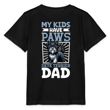 Skye Terrier Papa - Stanley/Stella Kinder T-Shirt MINI CREATOR  - Schwarz - Vorne - Mikhail (115cm)