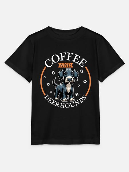 Kaffee und Deerhound - Stanley/Stella Kinder T-Shirt MINI CREATOR - Schwarz