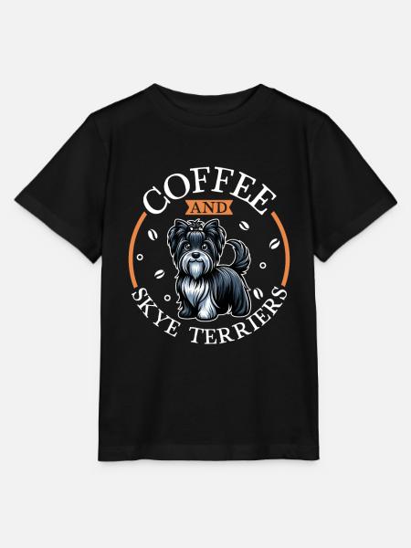 Kaffee und Skye Terrier - Stanley/Stella Kinder T-Shirt MINI CREATOR  - Schwarz