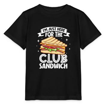 Nur hier für das Club Sandwich - Stanley/Stella Kinder T-Shirt MINI CREATOR  - Schwarz - Vorne - Mikhail (115cm)