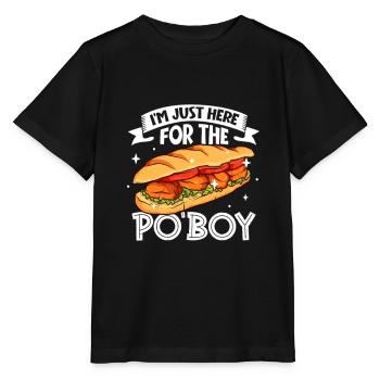 Nur hier für das Po' Boy - Stanley/Stella Kinder T-Shirt MINI CREATOR  - Schwarz - Vorne - Mikhail (115cm)