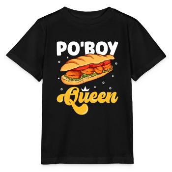 Po' Boy Queen - Stanley/Stella Kinder T-Shirt MINI CREATOR  - Schwarz - Vorne - Mikhail (115cm)
