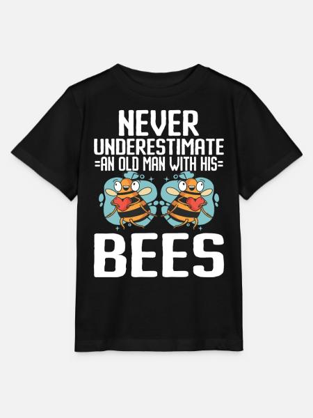 Beekeeping Bees Beekeeper - Stanley/Stella Kinder T-Shirt MINI CREATOR - Schwarz