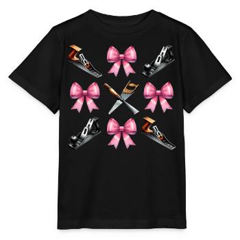 Coquette Arc Menuisier - T-shirt bio MINI CREATOR Stanley/Stella Enfant - noir - Devant - Mikhail (115cm)