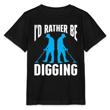 Metal Detectorist Metal Detecting - Stanley/Stella MINI CREATOR Kids’ T-Shirt - black - Front - Mikhail (115cm)