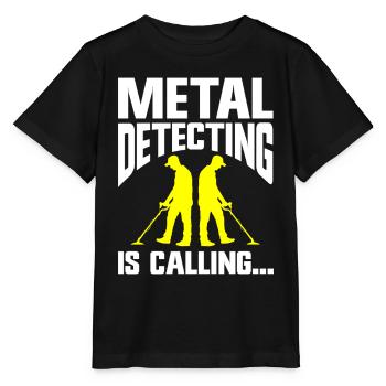 Metal Detectorist Metal Detecting - Stanley/Stella MINI CREATOR Kids’ T-Shirt - black - Front - Mikhail (115cm)