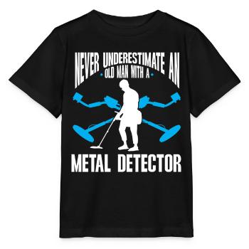 Metal Detectorist Metal Detecting - Stanley/Stella MINI CREATOR Kids’ T-Shirt - black - Front - Mikhail (115cm)