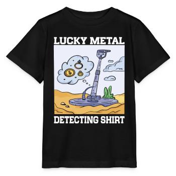 Metal Detectorist Metal Detecting - Stanley/Stella MINI CREATOR Kids’ T-Shirt - black - Front - Mikhail (115cm)
