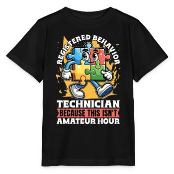 Behavioral Therapy Registered Behavior Psychology - Stanley/Stella MINI CREATOR Kids’ T-Shirt - black - Front - Mikhail (115cm)