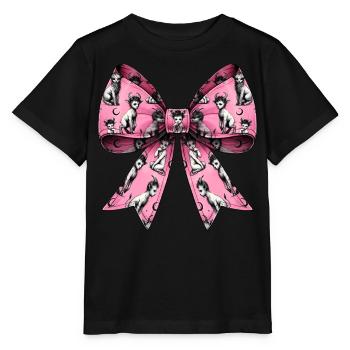 Coquettish Bow Faun Satyrs Goat Men Roman - Stanley/Stella MINI CREATOR Kids’ T-Shirt - black - Front - Mikhail (115cm)