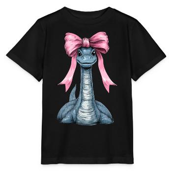 Kokettenbogen Loch Ness Monster Nessie - Stanley/Stella Kinder T-Shirt MINI CREATOR  - Schwarz - Vorne - Mikhail (115cm)