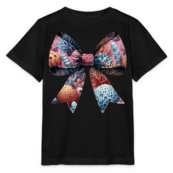 Coquette Bogen Korallenriff Meer Ozean Muster - Stanley/Stella Kinder T-Shirt MINI CREATOR  - Schwarz - Vorne - Mikhail (115cm)