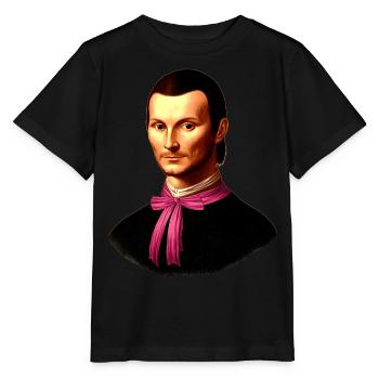 Arc Coquette Machiavel Le Prince Fille - T-shirt bio MINI CREATOR Stanley/Stella Enfant - noir - Devant - Mikhail (115cm)