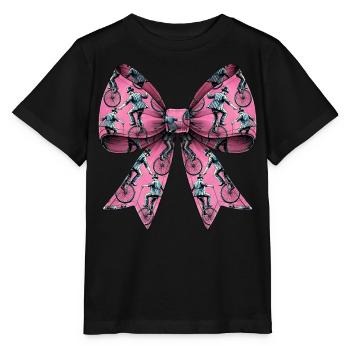 Coquette Bow Monocycle Monocycle Fille - T-shirt bio MINI CREATOR Stanley/Stella Enfant - noir - Devant - Mikhail (115cm)