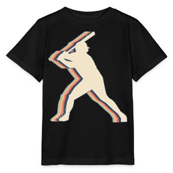 Baseball Player Team Coach Coach Retro - Stanley/Stella MINI CREATOR Kids’ T-Shirt - black - Front - Mikhail (115cm)