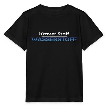 Wasserstoff - Krasser Stoff - Stanley/Stella Kinder T-Shirt MINI CREATOR  - Schwarz - Vorne - Mikhail (115cm)