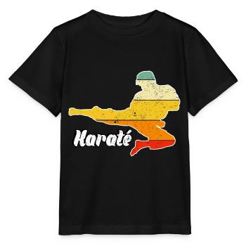 Karaté - T-shirt bio MINI CREATOR Stanley/Stella Enfant - noir - Devant - Mikhail (115cm)