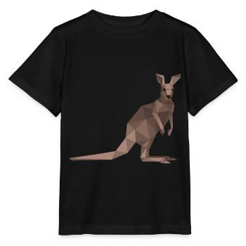 Origami / polygone de kangourou - T-shirt bio MINI CREATOR Stanley/Stella Enfant - noir - Devant - Mikhail (115cm)