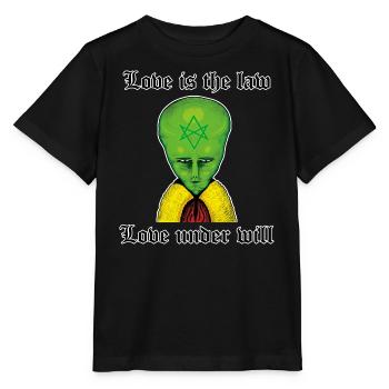 Alien Aiwass LAM - Stanley/Stella MINI CREATOR Kids’ T-Shirt - black - Front - Mikhail (115cm)