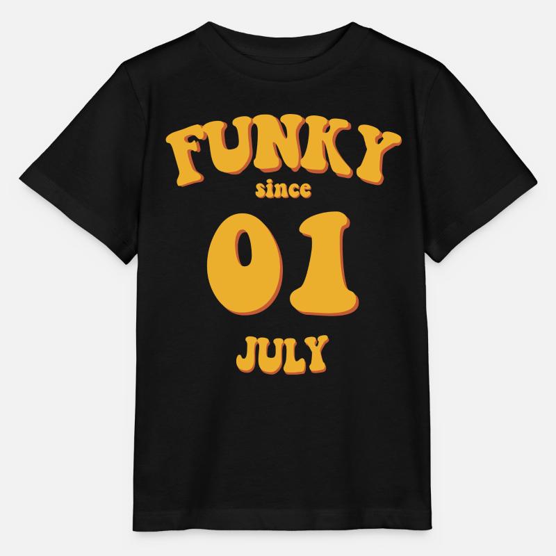 Funky Geburtstag: Juli 2001 - Flower Power - Stanley/Stella Kinder T-Shirt MINI CREATOR  - Schwarz