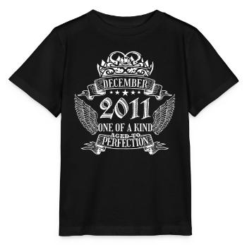One of a Kind December 2011 Birthday - Stanley/Stella MINI CREATOR Kids’ T-Shirt - black - Front - Mikhail (115cm)