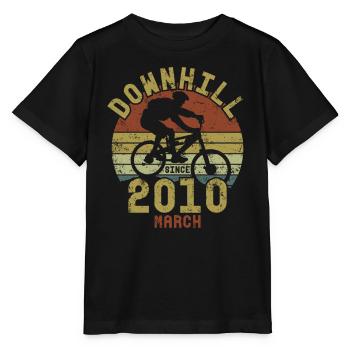 Birthday Downhill Bike Bike March 2010 - Stanley/Stella MINI CREATOR Kids’ T-Shirt - black - Front - Mikhail (115cm)