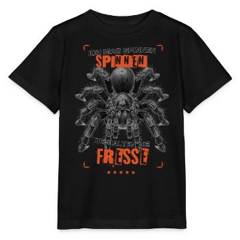 I like spiders that keep their mouths shut Tarantula - Stanley/Stella MINI CREATOR Kids’ T-Shirt - black - Front - Mikhail (115cm)