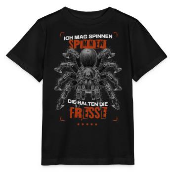 I like spiders that keep their mouths shut Tarantula - Stanley/Stella MINI CREATOR Kids’ T-Shirt - black - Front - Mikhail (115cm)