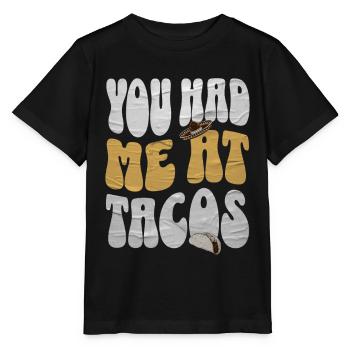 Taco - Stanley/Stella Kinder T-Shirt MINI CREATOR  - Schwarz - Vorne - Mikhail (115cm)