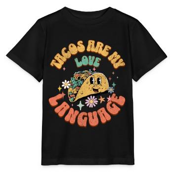 Taco - Stanley/Stella Kinder T-Shirt MINI CREATOR  - Schwarz - Vorne - Mikhail (115cm)
